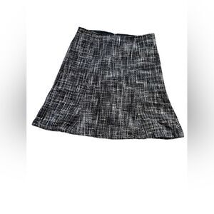 REITMANS Grey Tweed High Waisted Trumpet Knee Length Skirt 15
